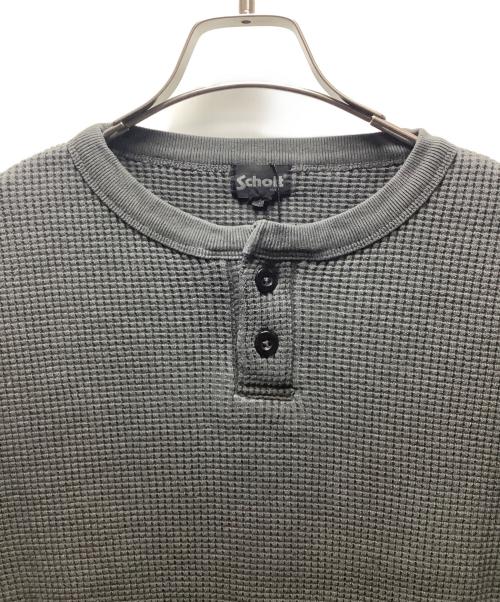 Schott（ショット）Schott (ショット) 半袖カットソー チャコールブラック サイズ:Mの古着・服飾アイテム