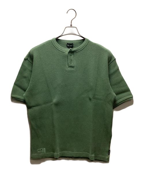 Schott（ショット）Schott (ショット) 半袖カットソー グリーン サイズ:Mの古着・服飾アイテム