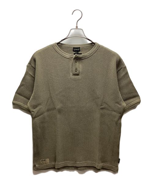 Schott（ショット）Schott (ショット) 半袖カットソー ブラウン サイズ:Mの古着・服飾アイテム