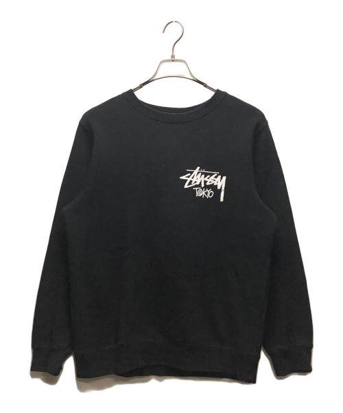 stussy（ステューシー）stussy (ステューシー) スウェット ブラック サイズ:Mの古着・服飾アイテム