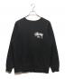 stussy（ステューシー）の古着「スウェット」｜ブラック