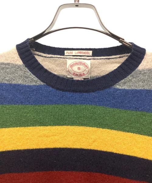 BROOKS BROTHERS（ブルックスブラザーズ）BROOKS BROTHERS (ブルックスブラザーズ) 薄手ニット マルチカラー サイズ:Sの古着・服飾アイテム