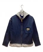 NIKEナイキ）の古着「ジップパーカー」｜ネイビー