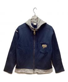 NIKE（ナイキ）の古着「ジップパーカー」｜ネイビー