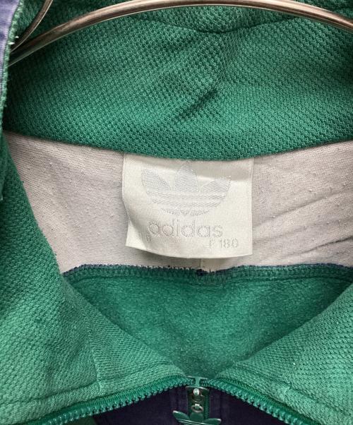 adidas（アディダス）adidas (アディダス) ジップアップジャケット グリーン サイズ:Mの古着・服飾アイテム