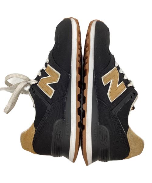 NEW BALANCE（ニューバランス）NEW BALANCE (ニューバランス) スニーカー ブラック×カーキ サイズ:26cmの古着・服飾アイテム