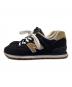 NEW BALANCE (ニューバランス) スニーカー ブラック×カーキ サイズ:26cm：5000円