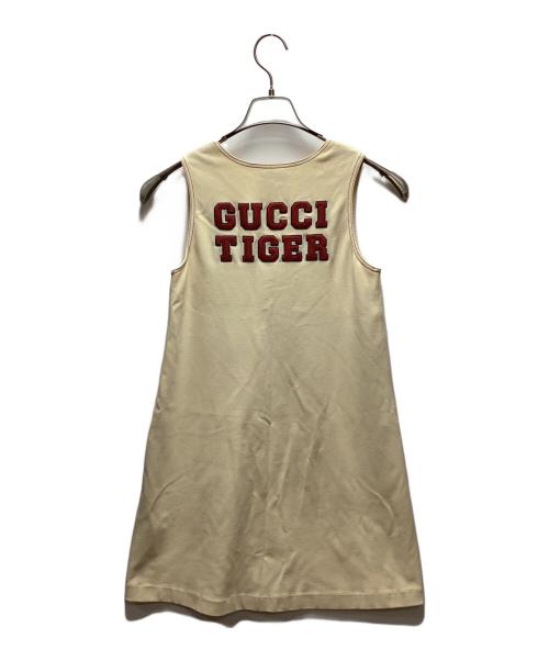 GUCCI（グッチ）GUCCI (グッチ) ワンピース ベージュ サイズ:Ｌの古着・服飾アイテム
