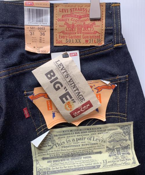 LEVI'S（リーバイス）LEVI'S (リーバイス) 復刻501XXデニムパンツ ネイビー サイズ:Ｗ31ＸＬ36 未使用品の古着・服飾アイテム