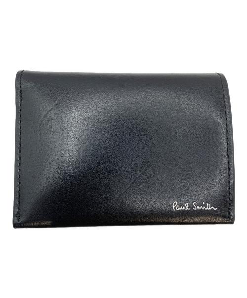 PAUL SMITH（ポールスミス）PAUL SMITH (ポールスミス) カードケース ブラックの古着・服飾アイテム