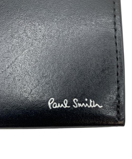 PAUL SMITH（ポールスミス）PAUL SMITH (ポールスミス) カードケース ブラックの古着・服飾アイテム