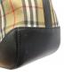 中古・古着 BURBERRY (バーバリー) ハンドバッグ ベージュ×ブラック：37000円
