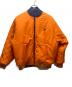 中古・古着 adidas (アディダス) リバーシブルボンバージャケット ネイビー×オレンジ サイズ:XL：17000円