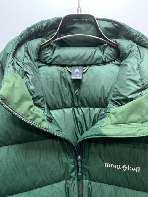 mont-bell（モンベル）mont-bell (モンベル) ダウンジャケット グリーン サイズ:L-Rの古着・服飾アイテム