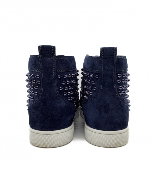 Christian Louboutin（クリスチャン・ルブタン）Christian Louboutin (クリスチャン ルブタン) スニーカー ネイビー×ホワイト サイズ:41 3101212の古着・服飾アイテム