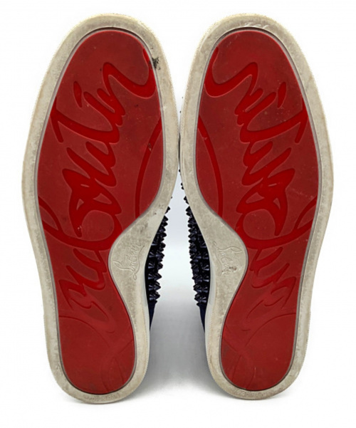 Christian Louboutin（クリスチャン・ルブタン）Christian Louboutin (クリスチャン ルブタン) スニーカー ネイビー×ホワイト サイズ:41 3101212の古着・服飾アイテム