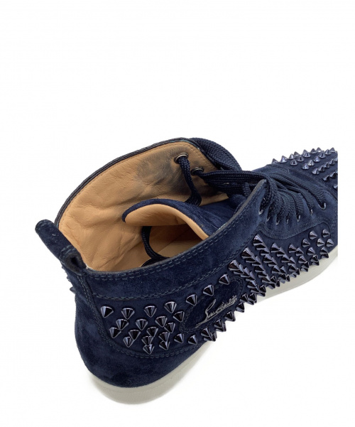 Christian Louboutin（クリスチャン・ルブタン）Christian Louboutin (クリスチャン ルブタン) スニーカー ネイビー×ホワイト サイズ:41 3101212の古着・服飾アイテム