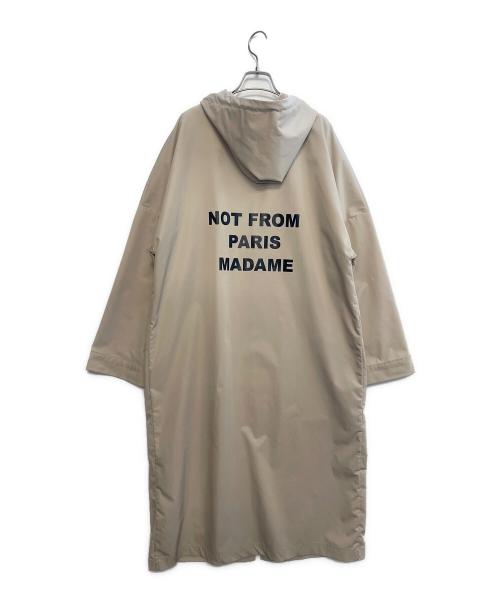 DROLE DE MONSIEUR（ドロール ド ムッシュ）DROLE DE MONSIEUR (ドロール ド ムッシュ) フーデッドコート ベージュ サイズ:Sの古着・服飾アイテム