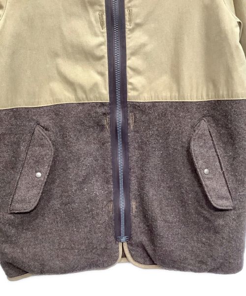 VISVIM（ビズビム）VISVIM (ビズビム) ロングライナーリバーシブルジャケット ベージュ×ブラウン サイズ:1の古着・服飾アイテム