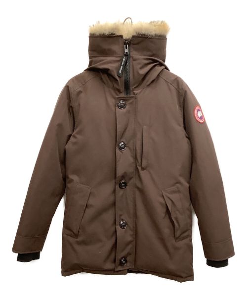CANADA GOOSE（カナダグース）CANADA GOOSE (カナダグース) ダウンジャケット ブラウン サイズ:Sの古着・服飾アイテム
