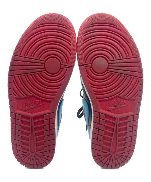 NIKE（ナイキ）NIKE (ナイキ) NIKE JORDAN1（ナイキ ジョーダン1） レッド×ブラック×ブルー サイズ:28の古着・服飾アイテム