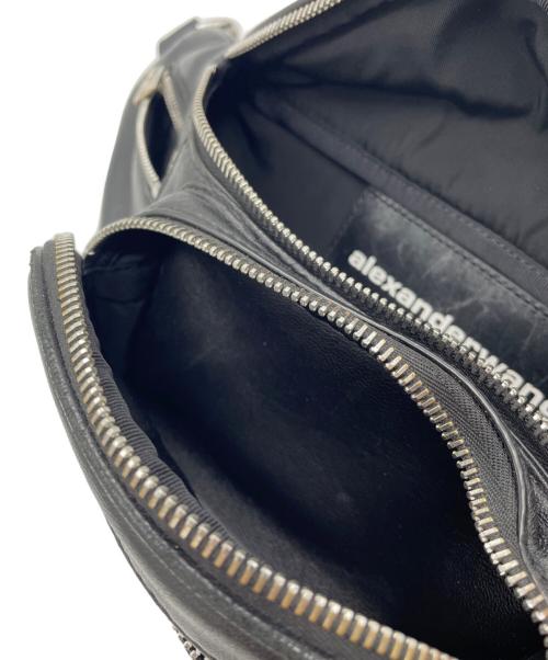 ALEXANDER WANG（アレキサンダー・ワン）ALEXANDER WANG (アレキサンダーワン) チェーンディテールジップベルトバッグ ブラックの古着・服飾アイテム
