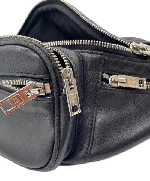 ALEXANDER WANG（アレキサンダー・ワン）ALEXANDER WANG (アレキサンダーワン) チェーンディテールジップベルトバッグ ブラックの古着・服飾アイテム