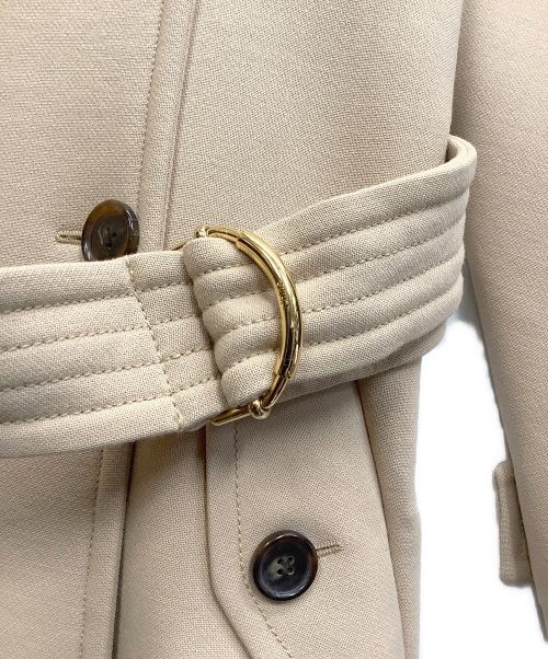 Chloe（クロエ）Chloe (クロエ) ロングコート ベージュ/Desertic Brown サイズ:36の古着・服飾アイテム