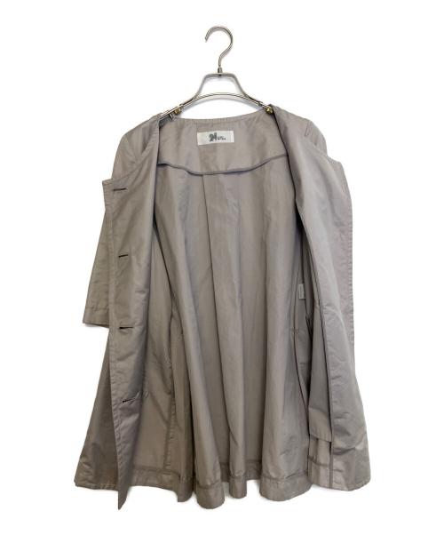 24 ISSEY MIYAKE（24 イッセイミヤケ）24 ISSEY MIYAKE (24 イッセイミヤケ) ノーカラージャケット ベージュ サイズ:1の古着・服飾アイテム