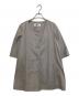 24 ISSEY MIYAKE（24 イッセイミヤケ）の古着「ノーカラージャケット」｜ベージュ