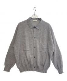 PUBLIC TOKYO（パブリックトウキョウ）の古着「メランジニットポロカーデ」｜グレー