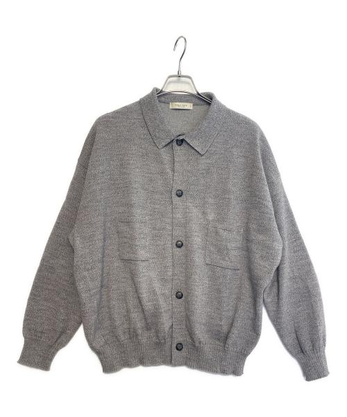 PUBLIC TOKYO（パブリックトウキョウ）PUBLIC TOKYO (パブリックトウキョウ) メランジニットポロカーデ グレー サイズ:1の古着・服飾アイテム