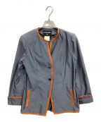 CHANELシャネル）の古着「ノーカラージャケット」｜グレー