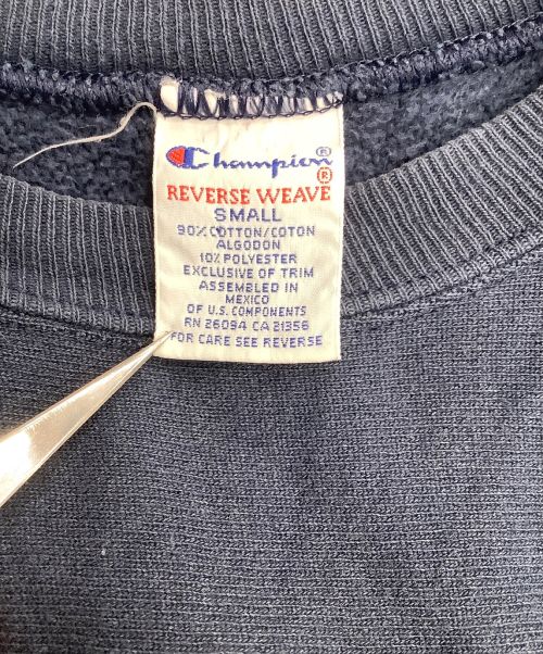 Champion REVERSE WEAVE（チャンピオン リバース ウィーブ）Champion REVERSE WEAVE (チャンピオンリバースウィーブ) スウェット ネイビー サイズ:SMALLの古着・服飾アイテム