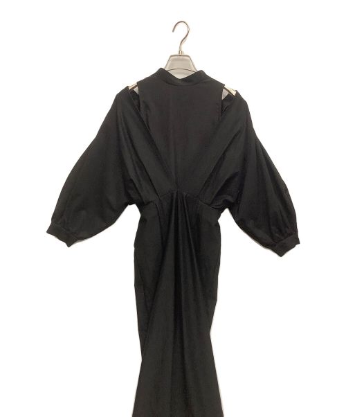 AMeLIE（アメリ）AMeLIE (アメリ) MEDI OFF SHOULDER PUFF SLEEVE DRESS ブラック サイズ:s 155/80Aの古着・服飾アイテム
