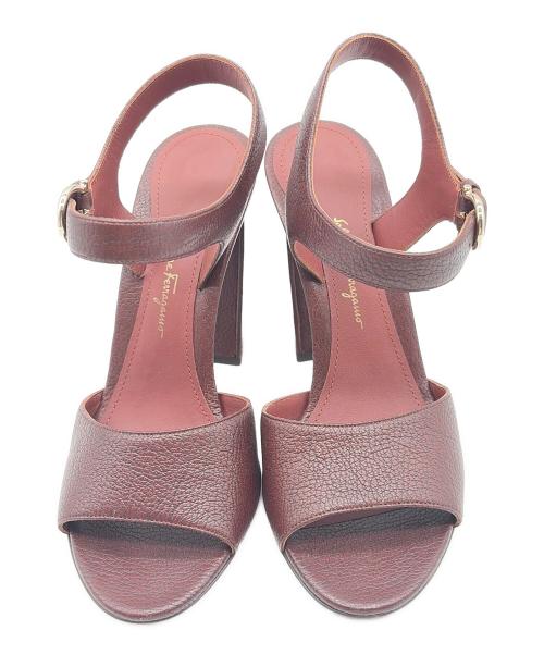 Salvatore Ferragamo（サルヴァトーレ フェラガモ）Salvatore Ferragamo (サルヴァトーレ フェラガモ) ミュール ブラウン サイズ:23の古着・服飾アイテム