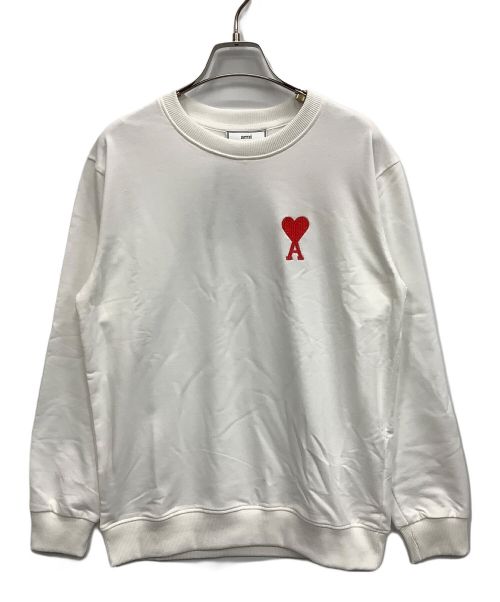 AMI Alexandre Mattiussi（アミアレクサンドルマテュッシ）AMI Alexandre Mattiussi (アミ アレクサンドル マテュッシ) スウェット ホワイト サイズ:Lの古着・服飾アイテム