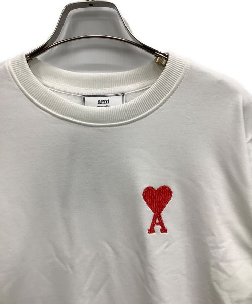 AMI Alexandre Mattiussi（アミアレクサンドルマテュッシ）AMI Alexandre Mattiussi (アミ アレクサンドル マテュッシ) スウェット ホワイト サイズ:Lの古着・服飾アイテム