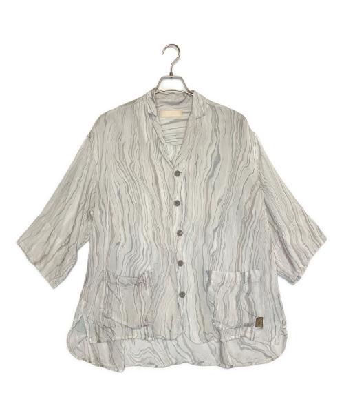 meagratia（メアグラーティア）meagratia (メアグラーティア) マーブルシャツ グレー サイズ:2の古着・服飾アイテム
