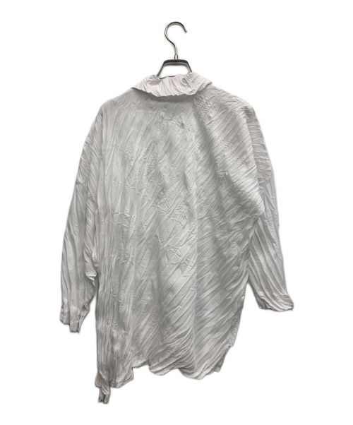ISSEY MIYAKE（イッセイミヤケ）ISSEY MIYAKE (イッセイミヤケ) シャツ ホワイト サイズ:- 未使用品の古着・服飾アイテム