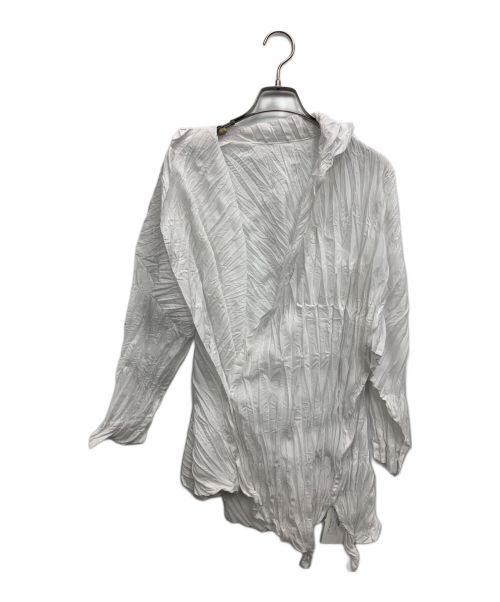 ISSEY MIYAKE（イッセイミヤケ）ISSEY MIYAKE (イッセイミヤケ) シャツ ホワイト サイズ:- 未使用品の古着・服飾アイテム