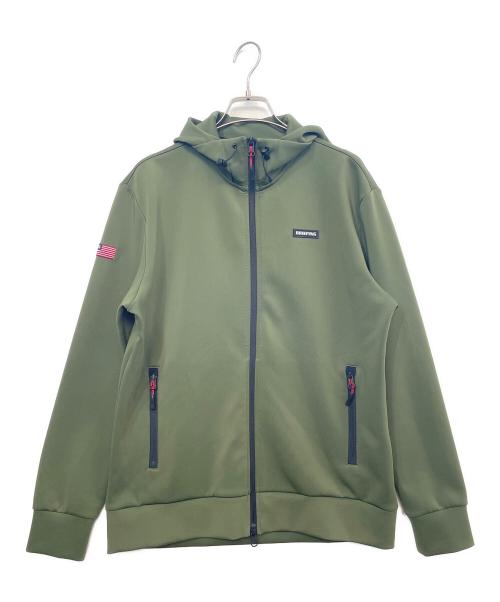 BRIEFING GOLF（ブリーフィング ゴルフ）BRIEFING GOLF (ブリーフィング ゴルフ) ゴルフウェア(トップス) オリーブ サイズ:Lの古着・服飾アイテム
