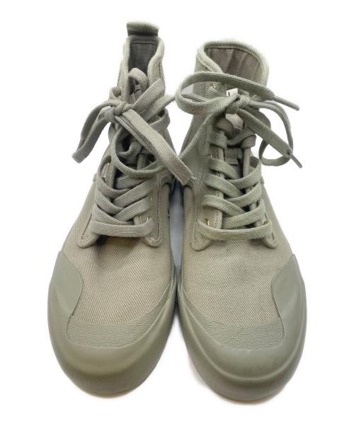 ICICLE（アイシクル）ICICLE (アイシクル) ハイカットスニーカー オリーブ サイズ:23cmの古着・服飾アイテム