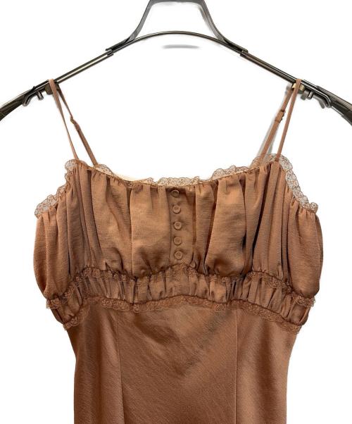 Deicy（デイシー）Deicy (デイシー) キャミソールワンピース オレンジの古着・服飾アイテム