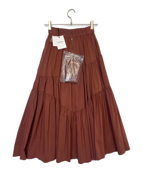 HER LIP TO（ハーリップトゥ）Her lip to (ハーリップトゥ) スカート ブラウン サイズ:S 未使用品の古着・服飾アイテム