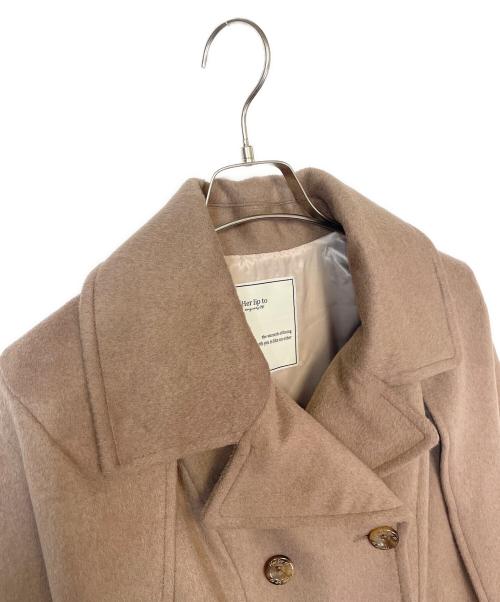 HER LIP TO（ハーリップトゥ）Her lip to (ハーリップトゥ) トレンチコート モカ サイズ:S 未使用品の古着・服飾アイテム