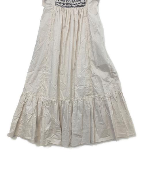 HER LIP TO（ハーリップトゥ）Her lip to (ハーリップトゥ) ワンピース ベージュ サイズ:S 未使用品の古着・服飾アイテム