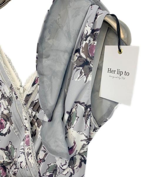 HER LIP TO（ハーリップトゥ）Her lip to (ハーリップトゥ) ワンピース グレー サイズ:S 未使用品の古着・服飾アイテム