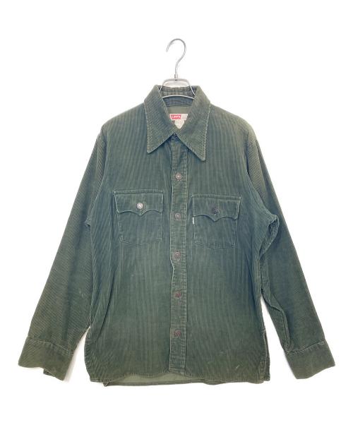 LEVI'S（リーバイス）LEVI'S (リーバイス) コーデュロイジャケット グリーン サイズ:Mの古着・服飾アイテム