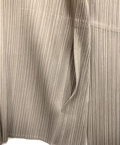 PLEATS PLEASE（プリーツプリーズ）PLEATS PLEASE (プリーツプリーズ) プリーツカーディガン グレー サイズ:4の古着・服飾アイテム